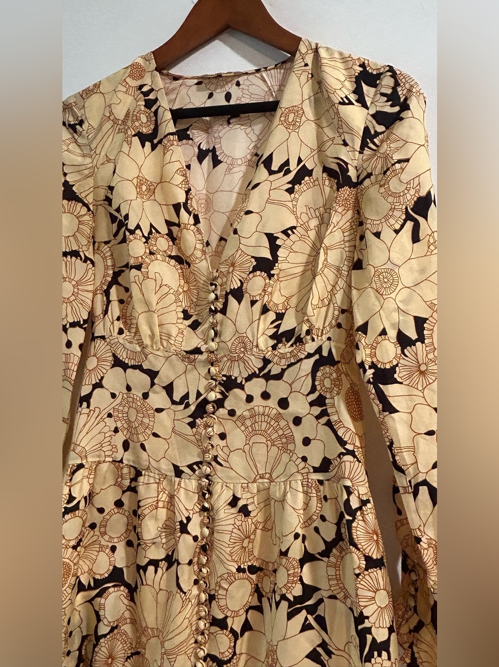 Rebecca Taylor FW21 Pop Art Fleur Maxi Dress Size 2 SMS Showroom Sample - Picture 15 of 16